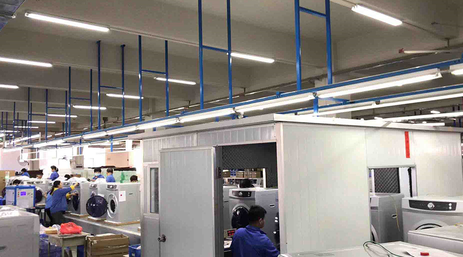 金環(huán)電器如何保證客戶收到的滾筒干衣機運行時無異響？