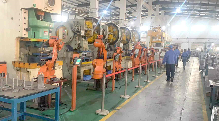 揭秘金環(huán)電器滾筒干衣機(jī)沖壓自動化生產(chǎn)是如何進(jìn)行的？