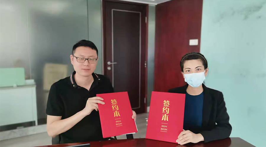 祝賀！金環(huán)電器與寧波某品牌電商客戶再次合作，簽約成功！