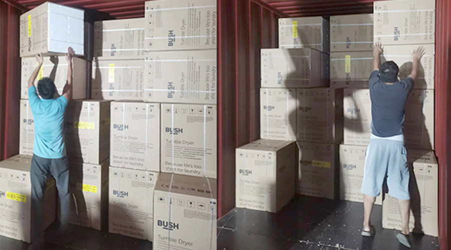 各司其職合力做好英國Argos客戶衣物烘干機(jī)出貨任務(wù)！